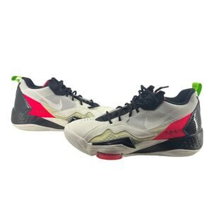 Nike Air Jordan Zoom '92 Basketball Shoes Sail Black Crimson CK9183-100 Size 12